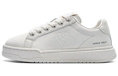 Kappa Slip Resistant Abrasion Resistant Low top Skateboard Shoes Women's Winter Day White