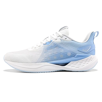 361° Slip Resistant And Breathable Low Top Casual Running Shoes Men's White Blue