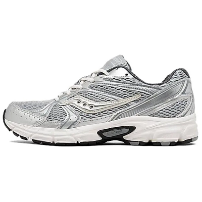 Saucony Ride Millennium Anti Slip Wear Resistant Low Top Casual Shoes Women's Silver