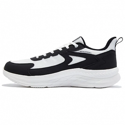 361° Anti Slip Wear Resistant Low Top Casual Running Shoes Men's White Black