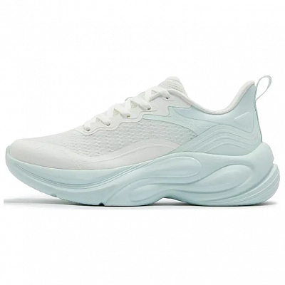 361° Spirit Fox 2.0 Anti Slip And Wear Resistant Breathable Low Top Sprint Running Shoes Women's White Blue