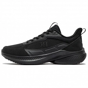 361° Rebound Slip Resistant Low Top Casual Running Shoes Men's Obsidian Black