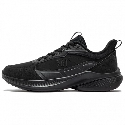 361° Rebound Slip Resistant Low Top Casual Running Shoes Men's Obsidian Black