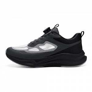 JEEP SPIRIT Cushioning, Abrasion Resistant, Moisture Wicking, Lightweight Running Shoes Men's Graphite Black