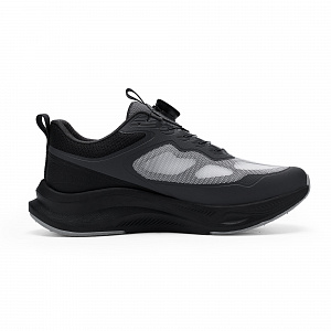 JEEP SPIRIT Cushioning, Abrasion Resistant, Moisture Wicking, Lightweight Running Shoes Men's Graphite Black 1 4140904