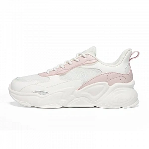 361° Cushioning Breathable Lightweight Low-Top Casual Shoes Women's White Pink