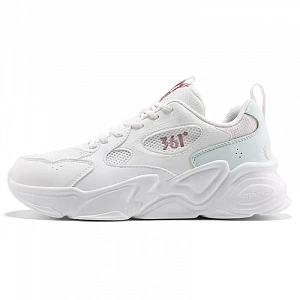 361° Anti-Slip Wear-Resistant Low-Top Casual Shoes Women's White Green