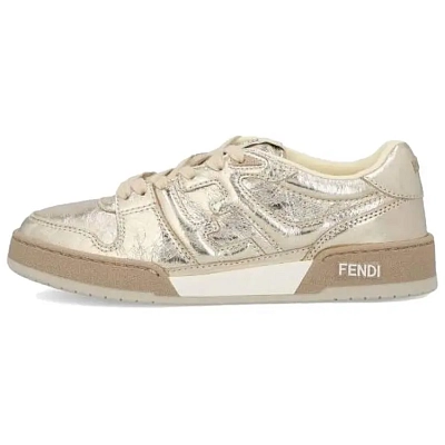 FENDI Metallic Low Top Sneakers Women's