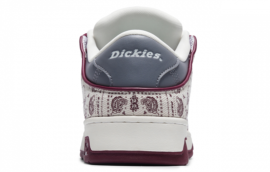 Dickies Trendy, Vintage Paisley Low Top Skateboard Shoes Men's White Red купить в интернет-магазине Yoocart с быстрой доставкой по России.