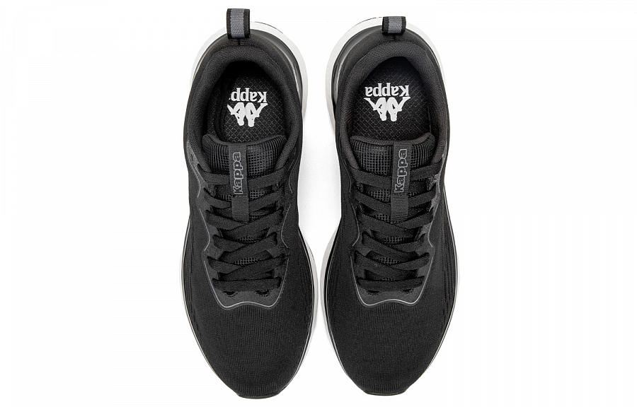 Kappa Abrasion Resistant Slip Resistant Low Top Running Shoes Unisex Black купить в интернет-магазине Yoocart с быстрой доставкой по России.