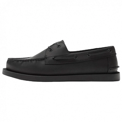 ZARA Boat Shoes Men's Black
