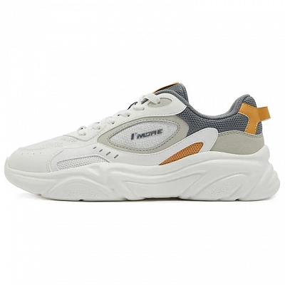 361° Lightweight Quick-Drying Breathable Low-Top Casual Shoes Men's White Gray Beige