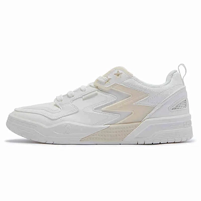361° Anti Slip Wear Resistant Mid Top Skateboard Shoes Men's Ecru