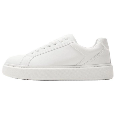 ZARA Low Top Skateboard Shoes Men's White