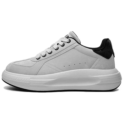 JEEP SPIRIT Low top Skateboard Shoes Men's Shuffleboard White