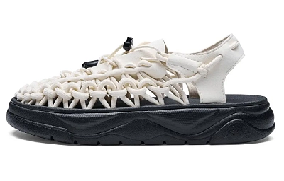 Kappa Back to Back Abrasion Resistant Slip Resistant River Trekking Shoes Unisex Black White
