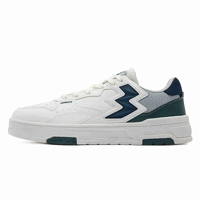 361° Non-slip Lightweight Low-Top Skateboard Shoes Men's White Blue