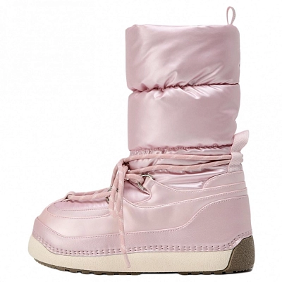 ZARA SKI Skiing Series Thermal Short Mid Calf Snow Boots Women's Pink