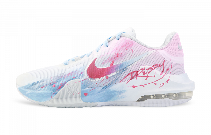 Nike Air Max Impact 4 Drippy Supernova Abrasion Resistant Mid top Basketball Shoes Men's Blue Pink купить в интернет-магазине Yoocart с быстрой доставкой по России.