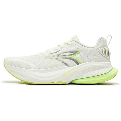 361° Shock Absorbers Slip Resistant Breathable Low Top Casual Running Shoes Men's Feather White