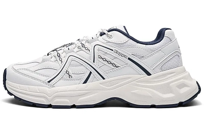 Kappa Urban Sports Breathable Coverage Low top Running Shoes Unisex Classic White