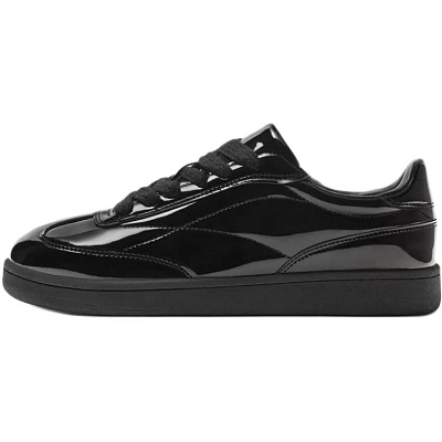 ZARA Abrasion Resistant Low Top Skateboard Shoes Men's Black