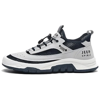 JEEP SPIRIT Abrasion Resistant, Breathable, Lightweight Low top Casual Shoes Men's Furious Sea Blue