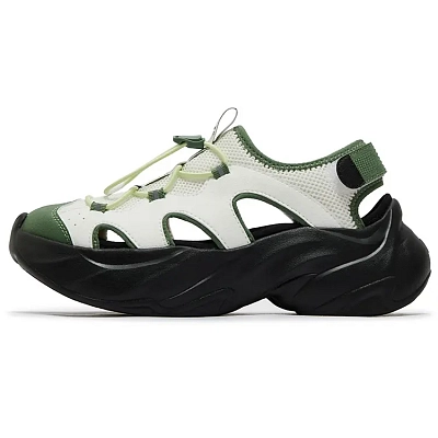 361° Glutton Shoes Slip Resistant Abrasion Resistant River Trekking Shoes Women's White Green