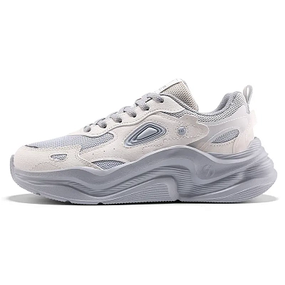 361° Cushioning Coverage Lightweight Low Top Casual Running Shoes Women's Greige