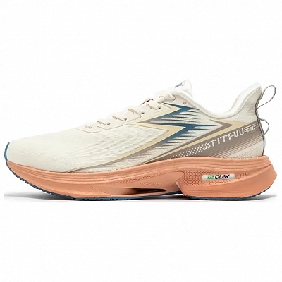 361° TITAN Ⅱ PRO Wear resistant And Lightweight Low Top Running Shoes Men's Beige Gray