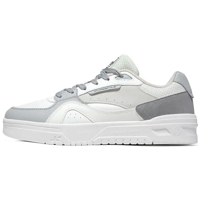 361° Support Wear-Resistant Low-Top Skateboard Shoes Men's White Gray