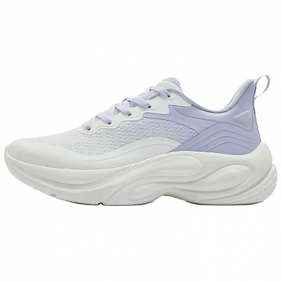 361° Spirit Fox 2.0 Abrasion Resistant Breathable Low Top Casual Running Shoes Women's White Purple