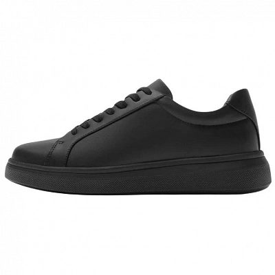 ZARA Abrasion Resistant Low Top Skateboard Shoes Men's Black