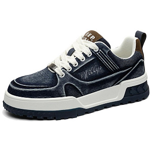 JEEP SPIRIT Low Top Skateboard Shoes Men's Tobal Blue 1 4145500