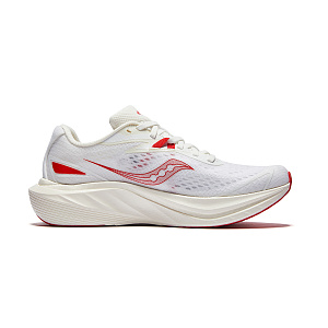 Saucony Slay 2 Breathable, Slip Resistant, Abrasion Resistant, Rebound Low Top Running Shoes Unisex White Red 1 4145525