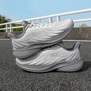 361° Abrasion Resistant Breathable Low Top City Commute Running Shoes Men's Gray 1 4145529