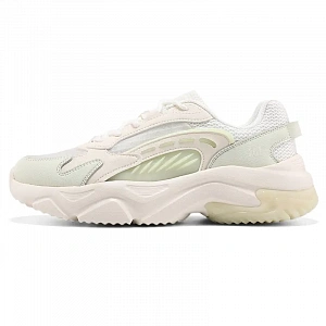 361° Yunshu Slip Resistant Breathable Abrasion Resistant Low Top Casual Shoes Women's White Green