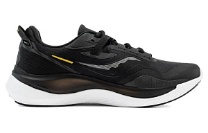 Saucony Runshield Slip Resistant, Abrasion Resistant, Waterproof Low top Casual Running Shoes Unisex Black Yellow 1 4145585
