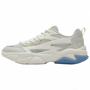 361° Anti Slip Wear Resistant Low Top Casual Shoes Men's White Gray