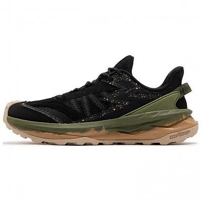 361° Non-slip Wear-resistant Shock Absorption Low-Top Casual Trail Running Running Shoes Men's Black Green