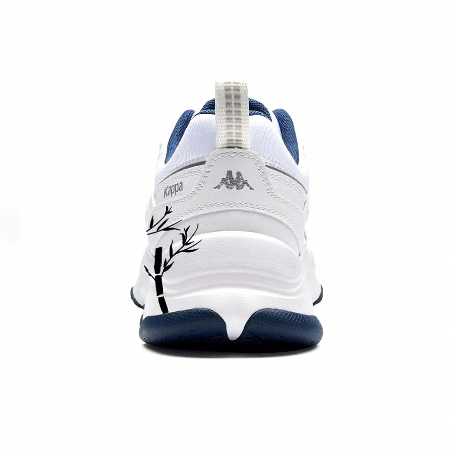Kappa Anti Slip Wear Resistant Low Top Chunky Sneakers Unisex White Blue купить в интернет-магазине Yoocart с быстрой доставкой по России.