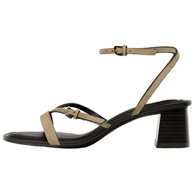 ZARA One Strap Sandals 5cn Women's Sandy Brown