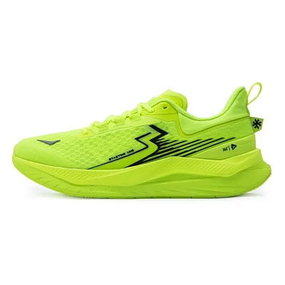 361° Shock Absorbers Slip Resistant Abrasion Resistant Low Top Running Shoes Unisex Green