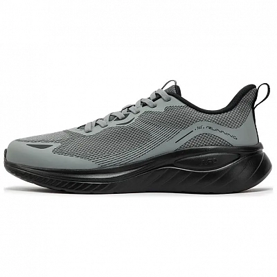 361° Cushioning Anti-Slip And Wear-Resistant Low-Top Casual Running Shoes Men's Gray Black