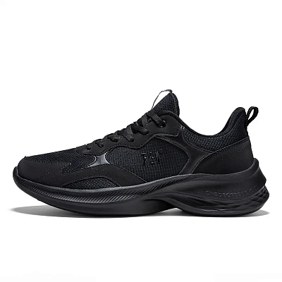 361° Cushioning, Breathable, Lightweight Low Top Casual Running Shoes Men's Obsidian Black