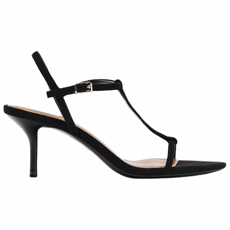 ZARA One Strap Sandals 8cm Women's Black купить в интернет-магазине Yoocart с быстрой доставкой по России.