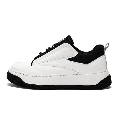 JEEP SPIRIT Low Top Skateboard Shoes Men's Graphite Black