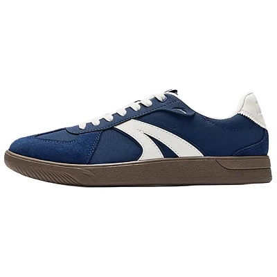 Anta Wear resistant And Lightweight Low top German Army Trainers Men's Blue White