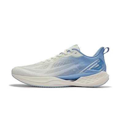 361° Abrasion Resistant Breathable Slip Resistant Low Top Casual Running Shoes Men's White Sky Blue