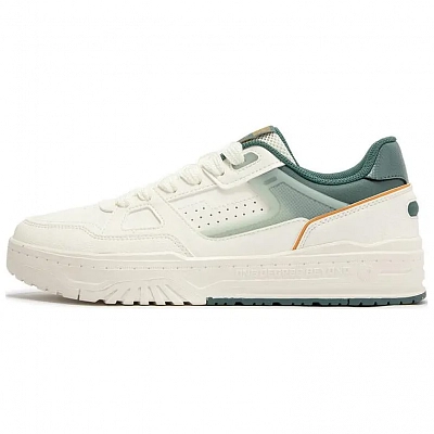 361° CLOUDSTEP 2 Wear-Resistant Breathable Height Increasing Low-Top Skateboard Shoes Men's White Green